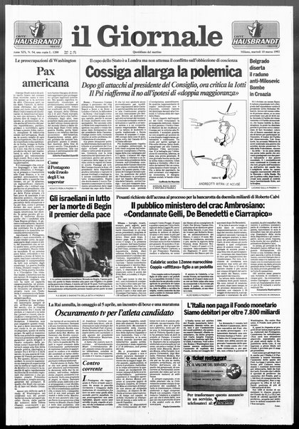 Il giornale : quotidiano del mattino